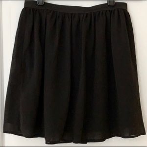 Nordstrom Frenchi Basic Black Skirt